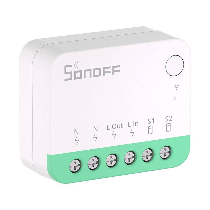 Sonoff MINIR4M Matter Smart WiFi Mini-Schalter (HomeKit, SmartThings, Home Assistant).