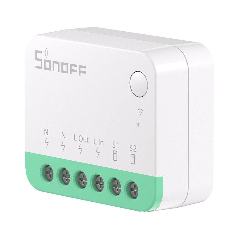 Sonoff MINIR4M Matter Smart WiFi Mini-Schalter (HomeKit, SmartThings, Home Assistant).