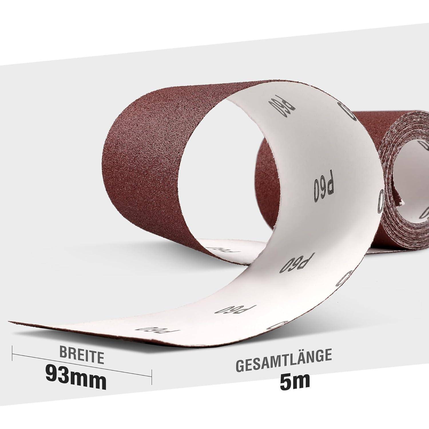 Eine Rolle Schleifpapier mit der Bezeichnung „P60