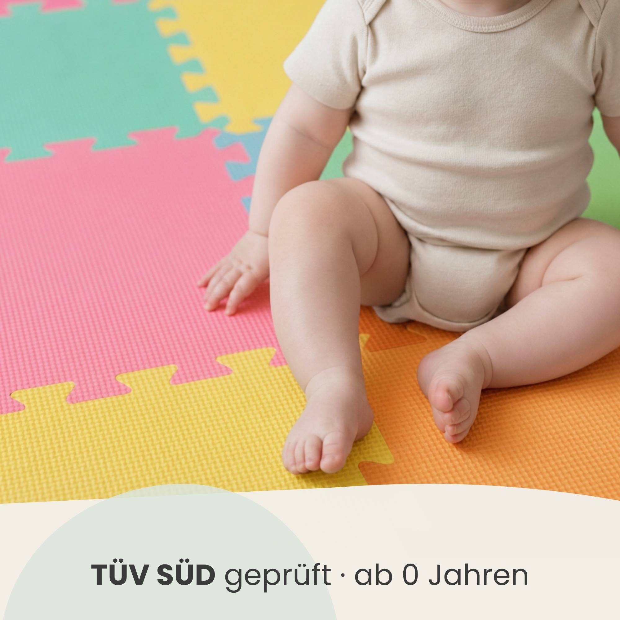 18 Teile Spielmatte Baby Puzzlematte 30x30 Krabbelmatte Bodenmatte Kinderzimmer