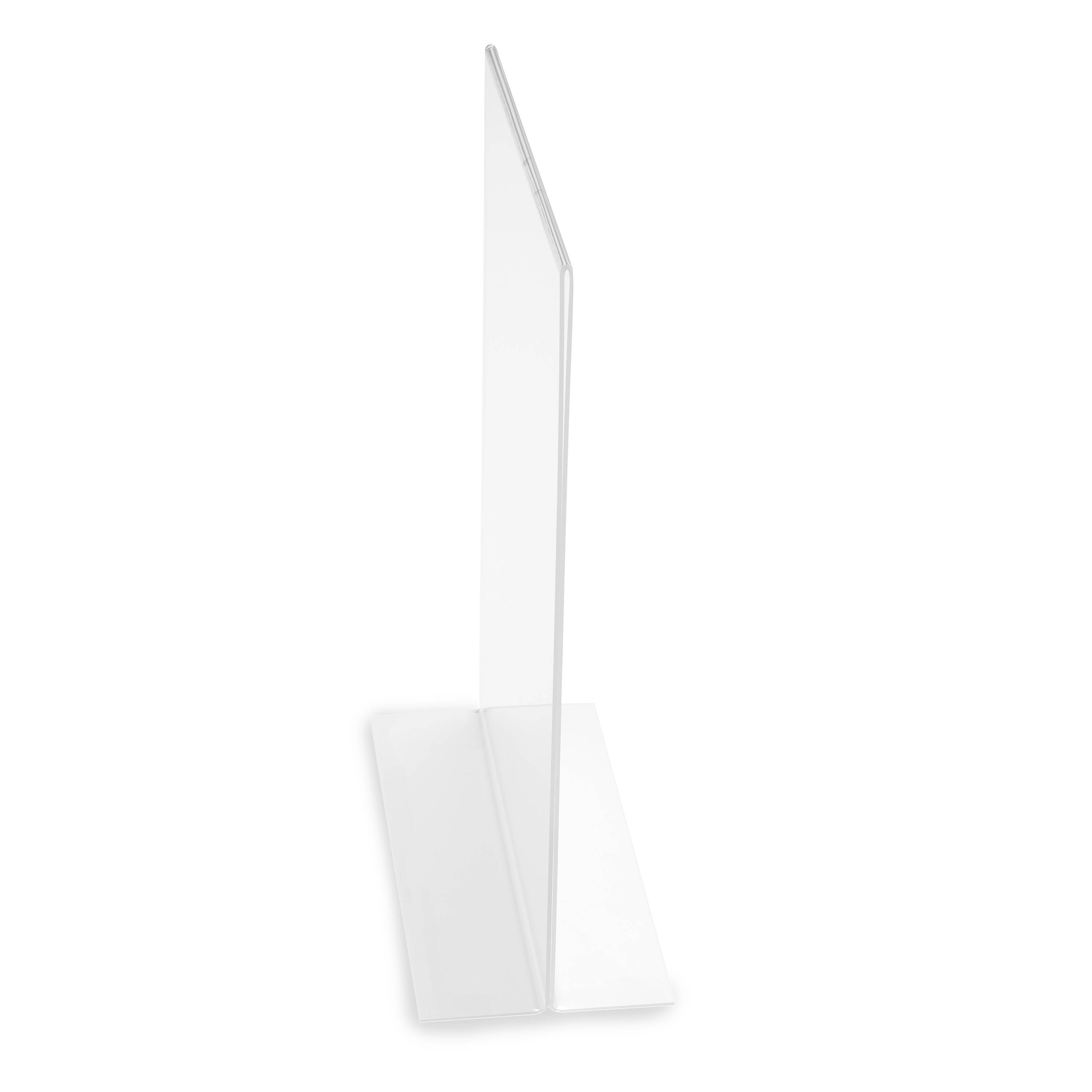 Ein eleganter, moderner, minimalistischer grauer Ständer, der vor einem schwarzen Hintergrund präsentiert wird.