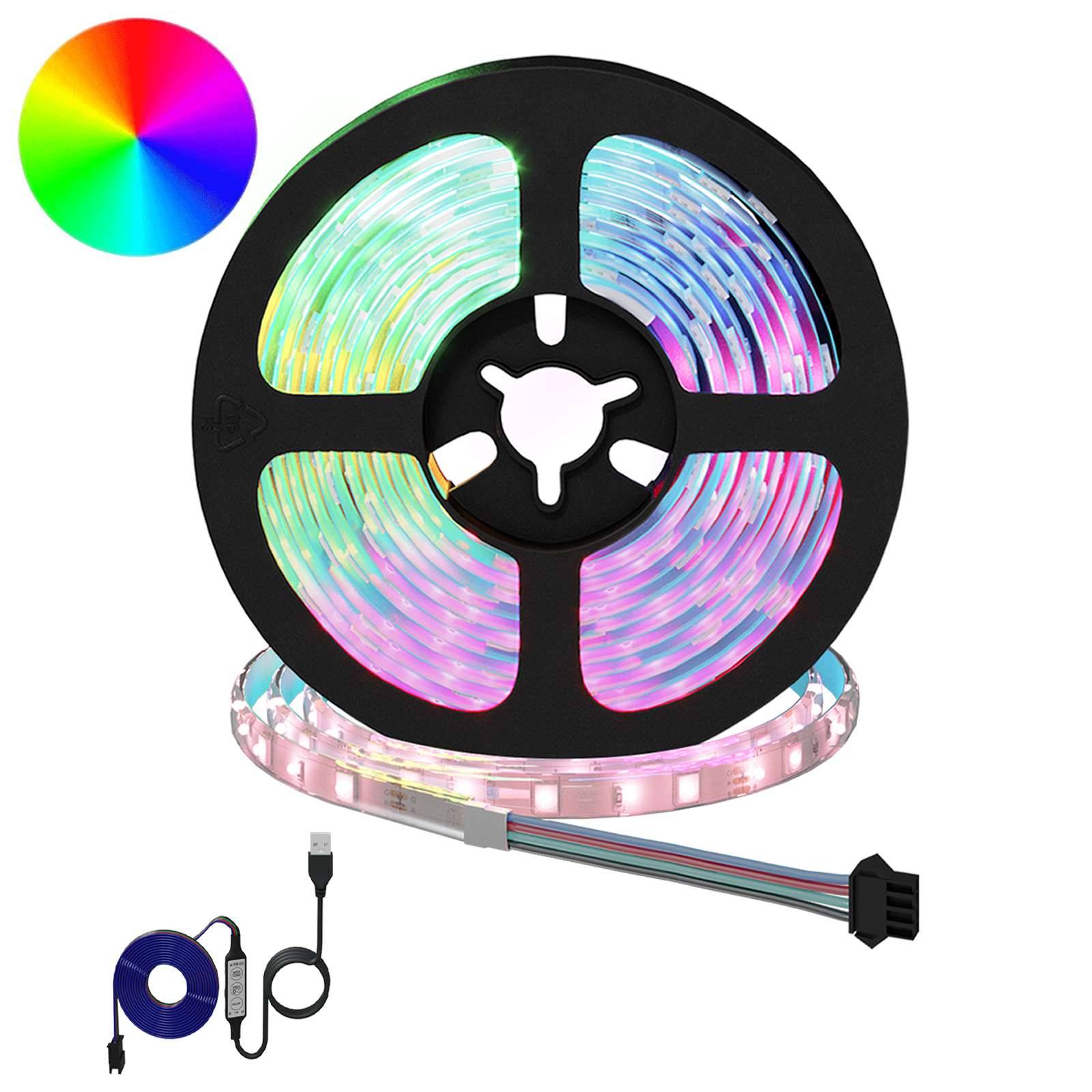 vidaXL LED Streifen 12 pcs Schwarz und Transparent 3000 mm