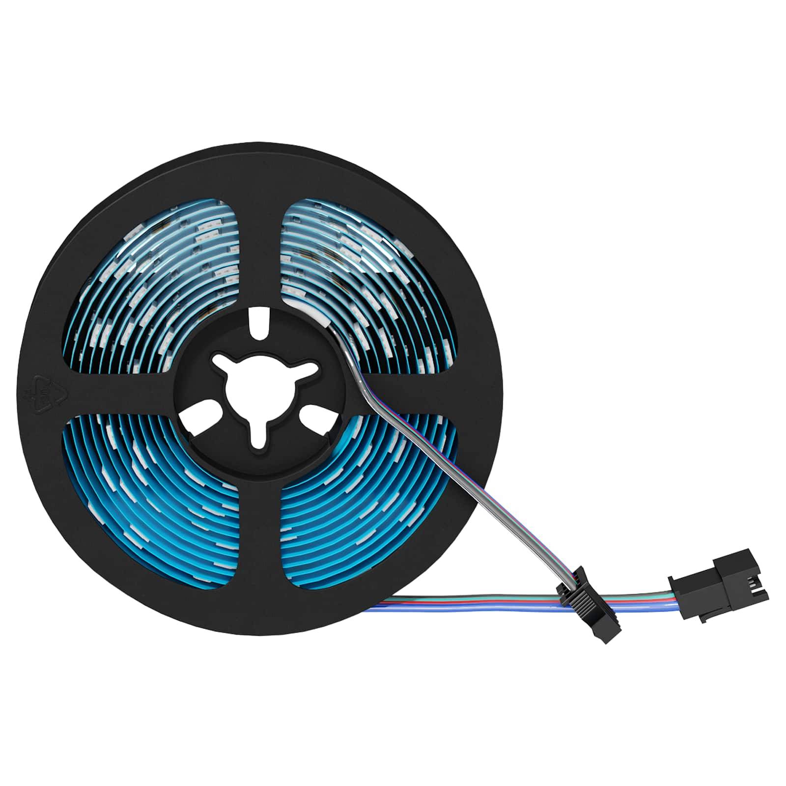 vidaXL LED Streifen 2 pcs Schwarz und Transparent 2500 mm