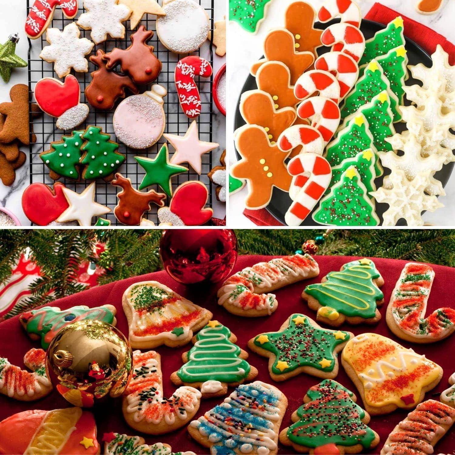 Weihnachts Ausstecher Set 12 Stück Edelstahl Lebkuchenmann