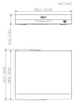 Dahua - NVR4104HS-P-EI - NVR - 4 Kanal - 4 PoE, - 4 Kanal/WizSense - 4 PoE/1 LAN - Max 80Mbps Bandbreite - 1x HDMI, 1x