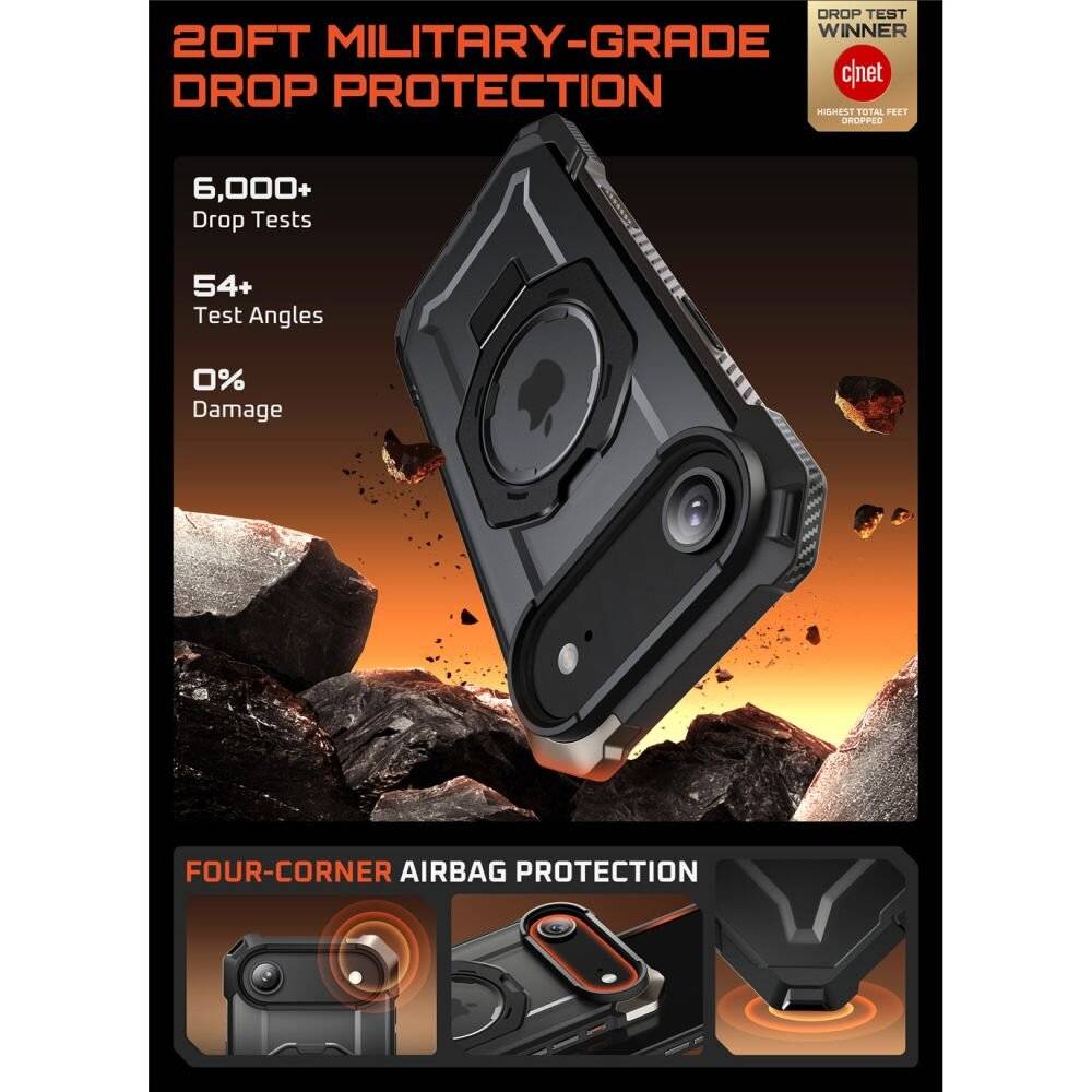 Supcase UB Grip Mag MagSafe Case für iPhone 17 Air - Schwarz