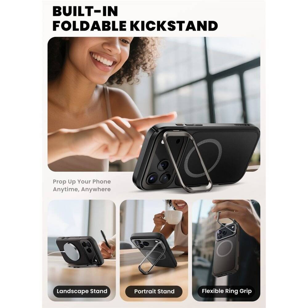 „Eingebauter faltbarer Ständer