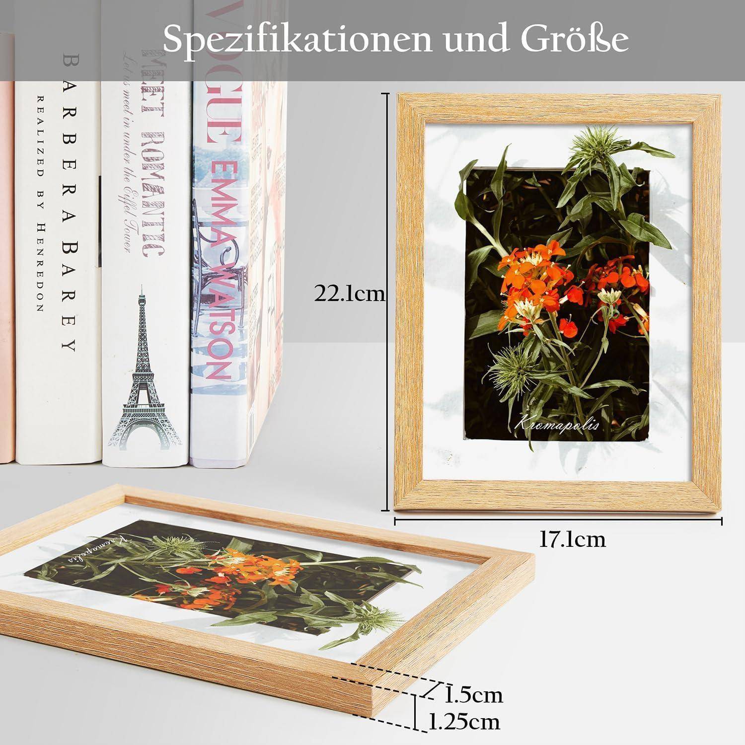 „Spezifikationen und Größe