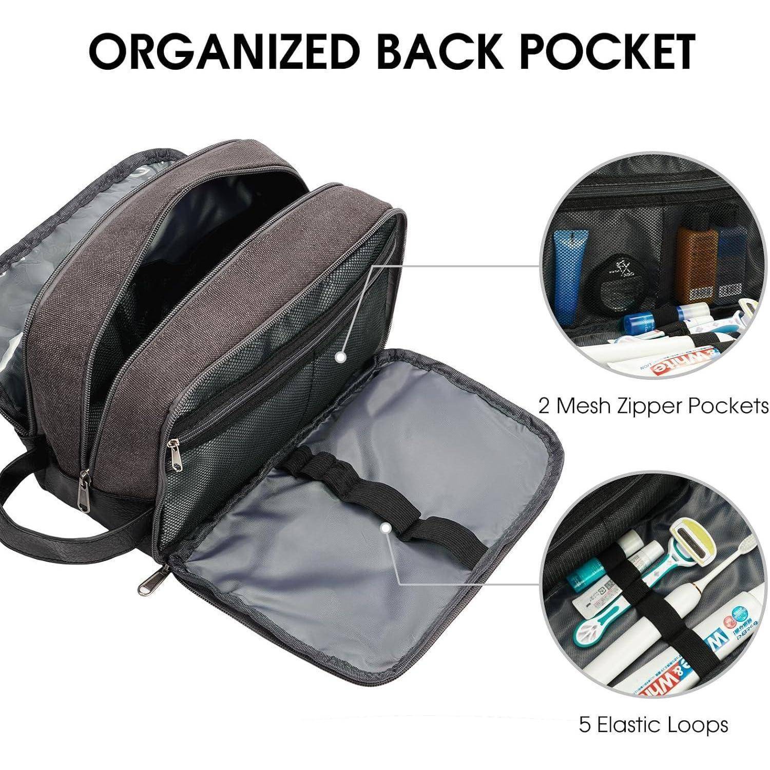Offener Rucksack mit einer 
