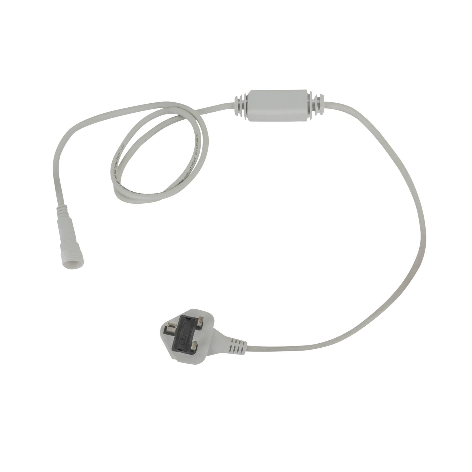 Showtec Power Cable for LED String / Icicle Weiß - BS13-Stecker (UK)