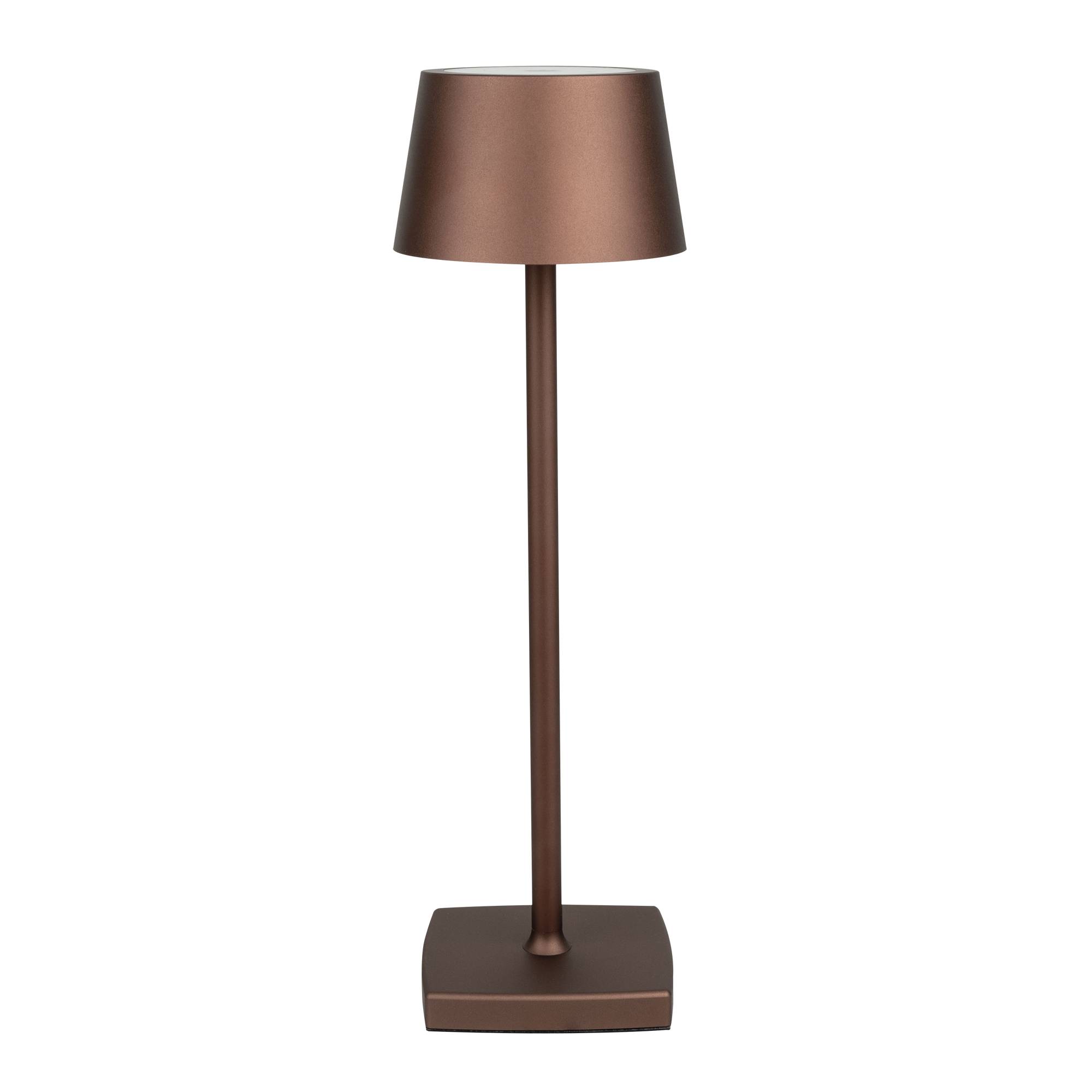 Showtec EventLITE Table-WW Kompakte 3,5 W IP54-Batterie Lampe mit Touch-Dimmer - bronze