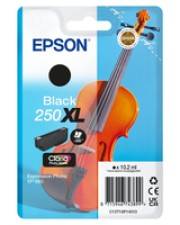 Epson-Tintenpatronenbehältnis mit einer Cellaillustraton, mit der Beschriftung „Schwarz 250 XL