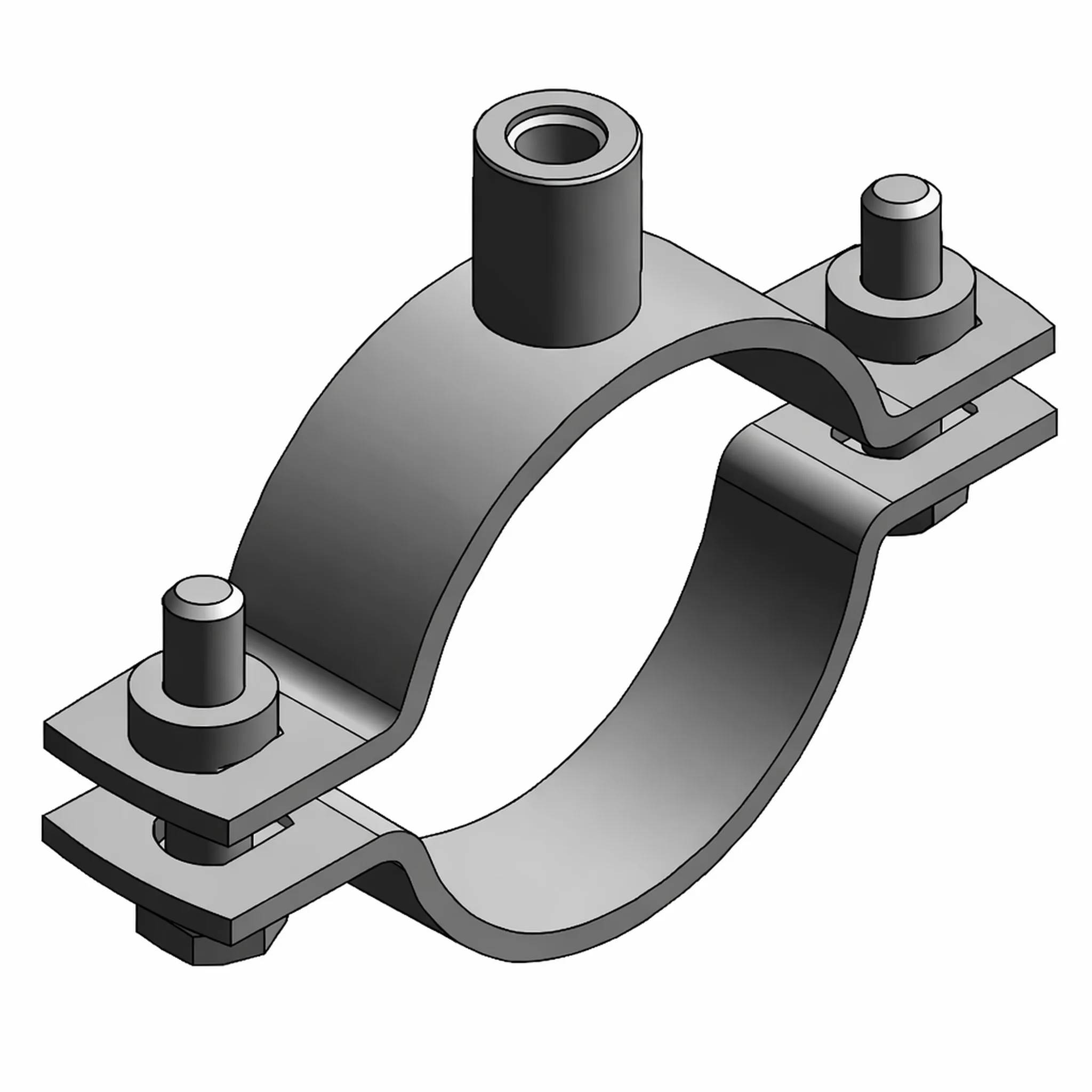 MEFA Rohrschelle Maxima PSM 25x3, 30 - 35 mm M8/M10 o. Dämm., 1 Stk.