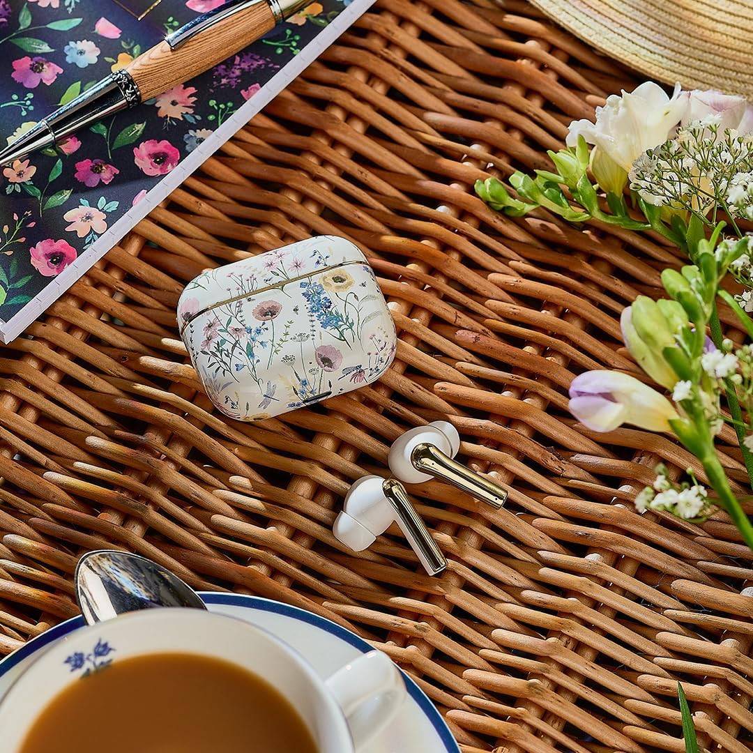 Laura Ashley Kabellose Ohrhörer Bluetooth TWS 5.3 für iPhone & Android ENC - Alford Meadow Blau