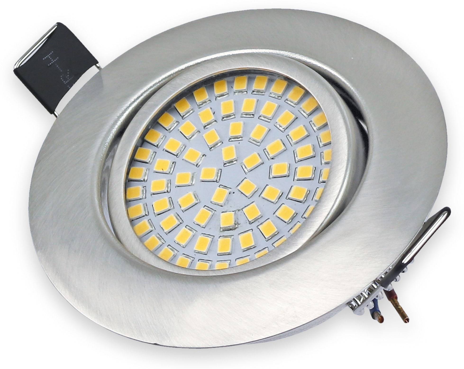 DAYLITE LED-Einbauleuchte EL-WW, EEK: G, 4 W, 280 lm, 3000 K, Nickel satiniert