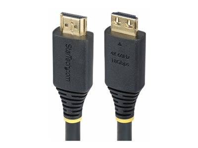 DisplayPort- und HDMI-Kabel mit der Bezeichnung „StarTech.com
