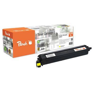 Tonerkassette und Verpackung für Peach Brother TN-241BK, gekennzeichnet als Modell 8248 XL, geeignet für Drucker, in schwarzer Farbe.