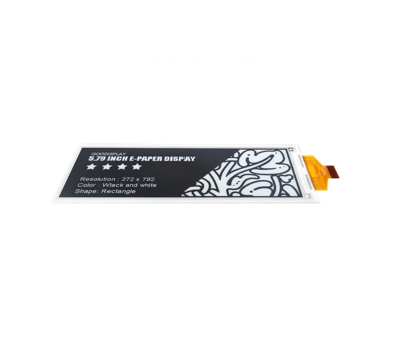 E-Paper-Display mit der Bezeichnung „5,79-Zoll-E-Paper-Display