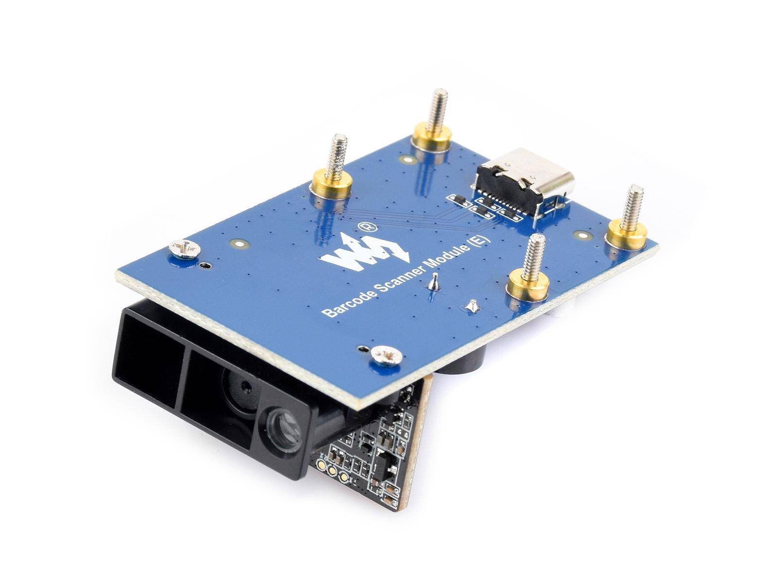 Eine blaue Leiterplatte mit der Bezeichnung 