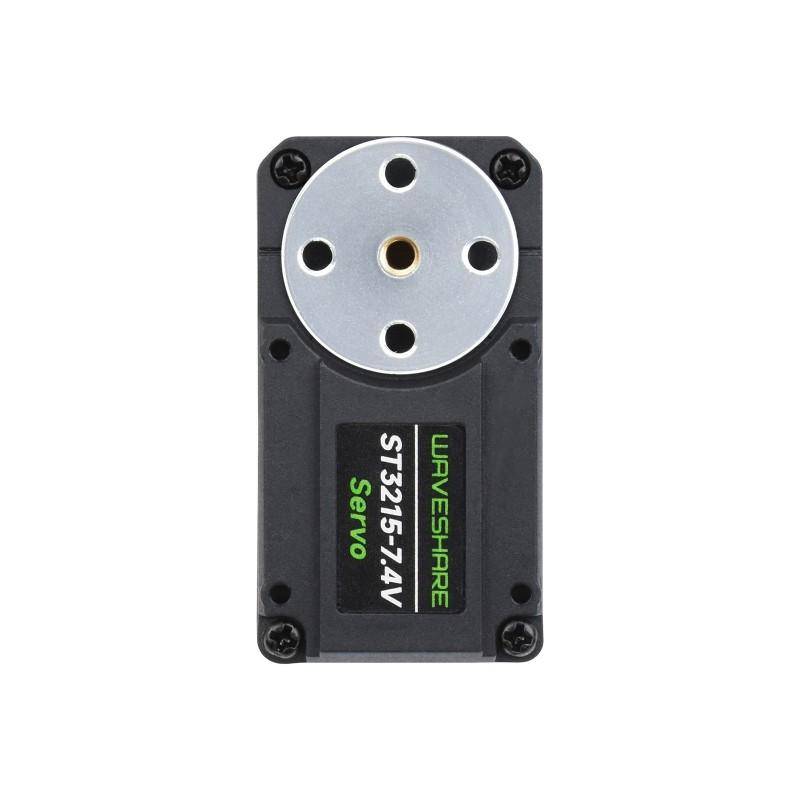 Ein schwarzer Waveshare-Servomotor mit der Bezeichnung „ST3215T-270