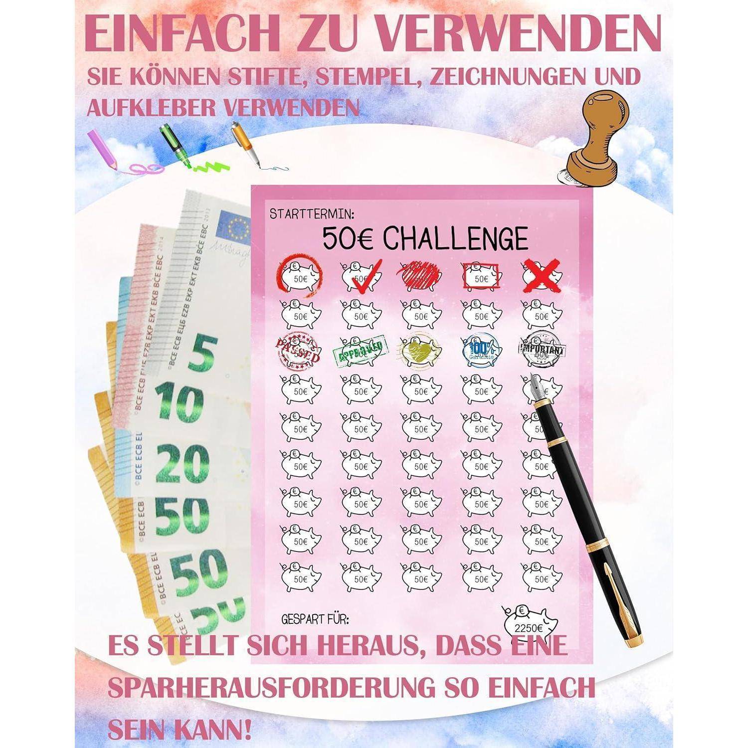 Ein rosa Plakat mit dem Titel 