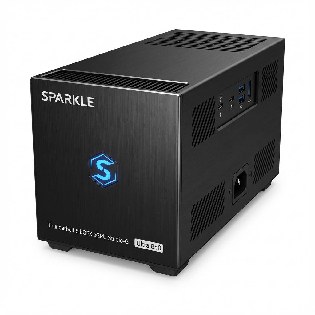 Ein externes GPU-Gehäuse mit „SPARKLE