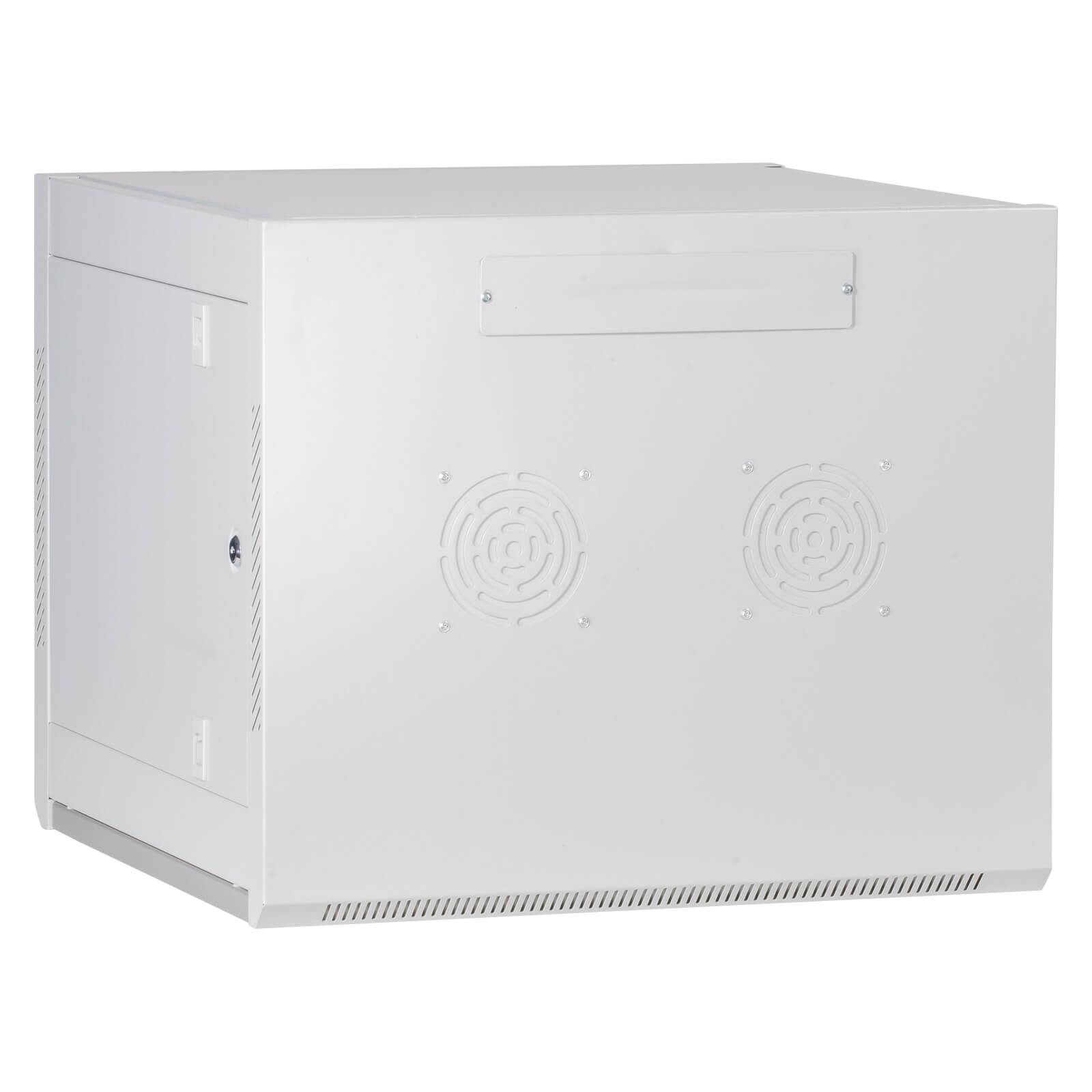 ProfiPatch Netzwerkschrank 19 Zoll Rack Wandschrank montiert 12HE Tiefe 500mm grau