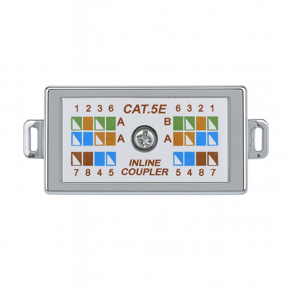 Danicom - Kabelverbinder CAT 5e – LSA Anschlussbox – geschirmt