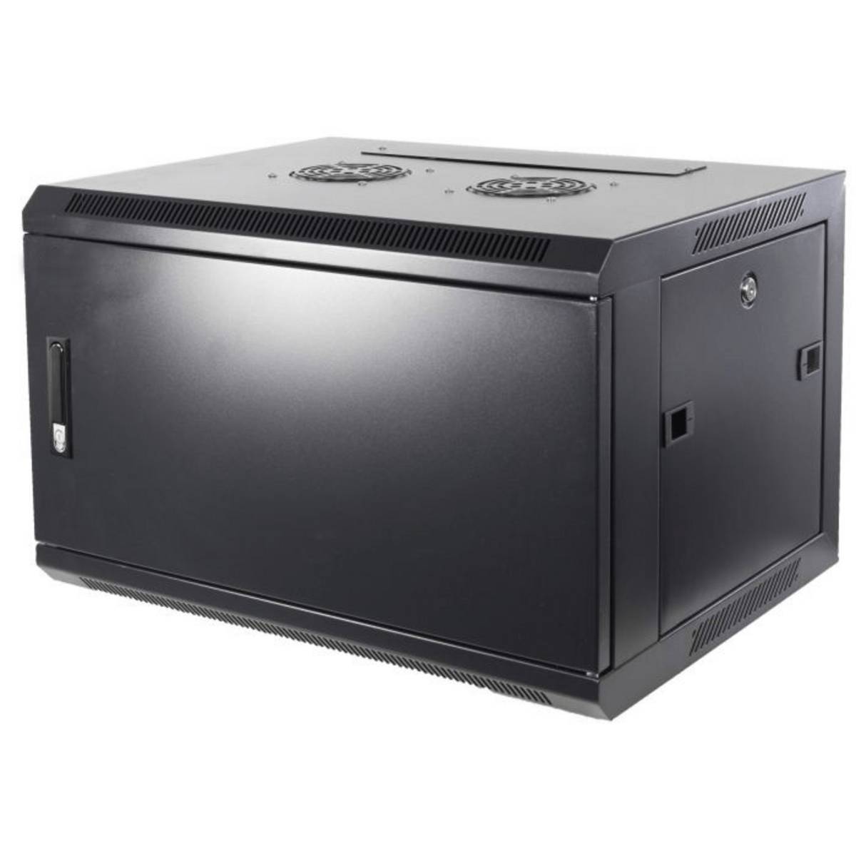 DSIT Danicom - 6 HE Serverschrank, Wandgehäuse, mit Metalltür (BxTxH) 600 x 450 x 367mm