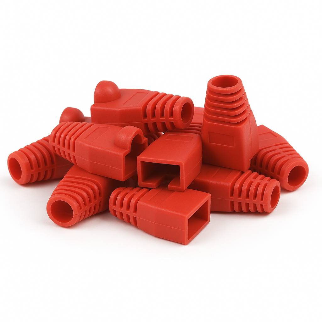 Danicom - DANICOM RJ45 Tule Rot - 10 Stück