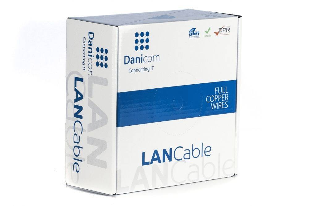 Danicom - DANICOM CAT6 FTP 100m Starrleiter - LSZH (Dca)