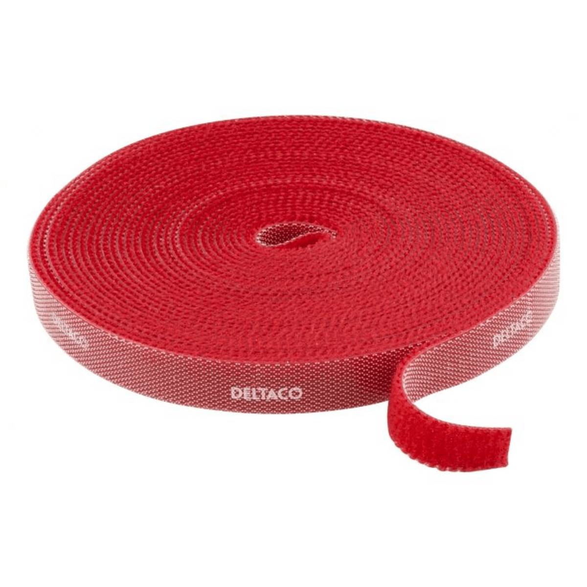 Danicom - Klettverschluss - 5 Meter - 9 mm breit - Rot