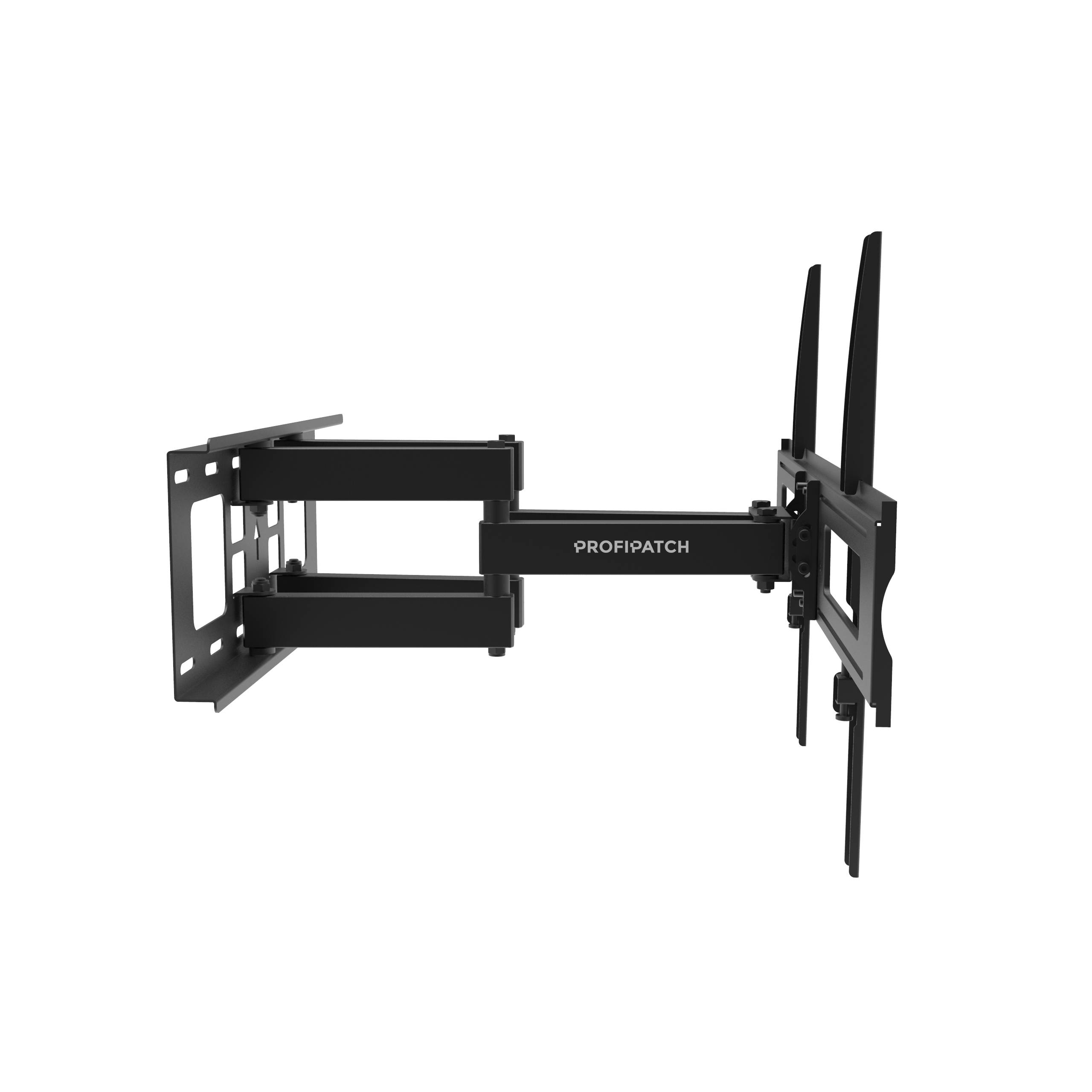 ProfiPatch TV Wandhalterung Fernseher für 37-75 Zoll, Fernseher Halterung für einen Monitor schwenkbar & neigbar Vesa 600x400mm, TV Halterung bis 60