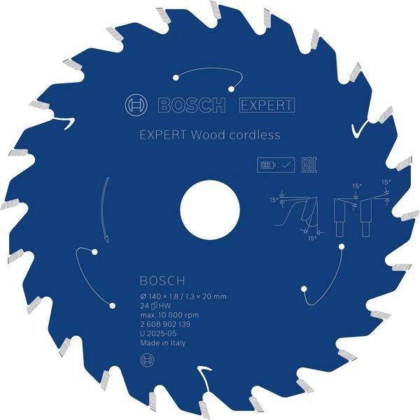Bosch Power Tools Kreissägeblatt EXP Holz 2608902139