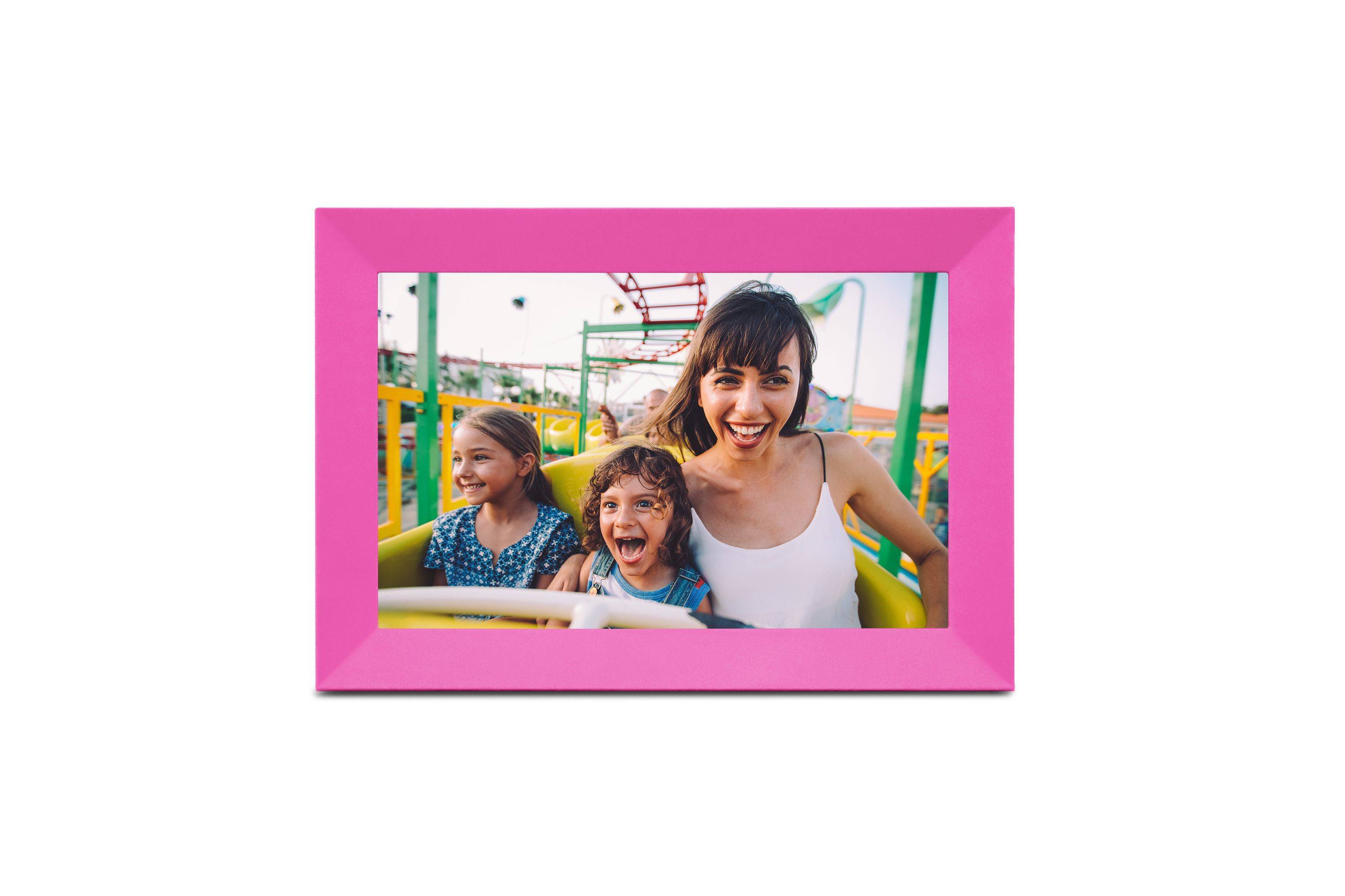 Denver PFF-1023P - Digitaler Bilderrahmen WLAN 10,1 Zoll mit FRAMEO App - Touchscreen & 16GB Speicher