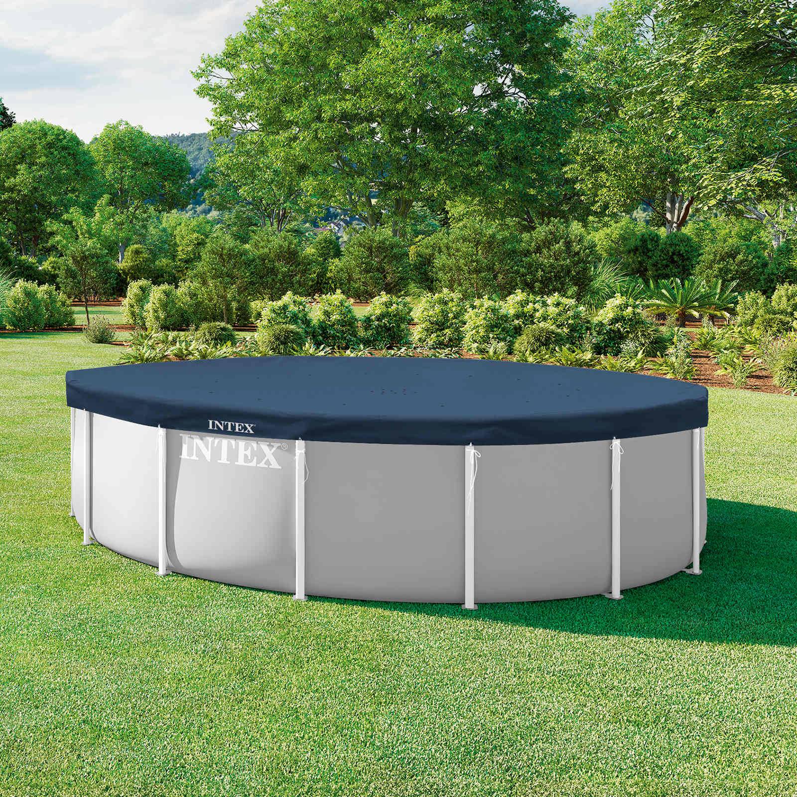 INTEX Poolabdeckung INTEX Ø457 x 20 cm Rund PVC und PET