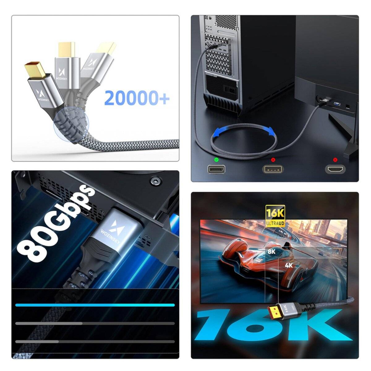 HDMI-Kabel mit „20000+