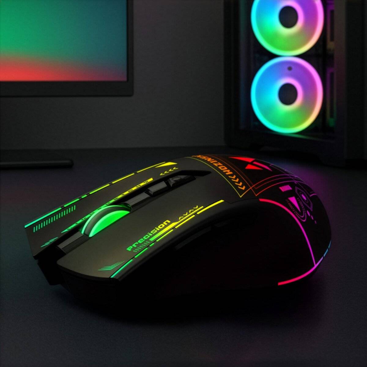 Wozinsky WMGB-3200 Kabellose optische Gaming Maus 3200 DPI Schwarz