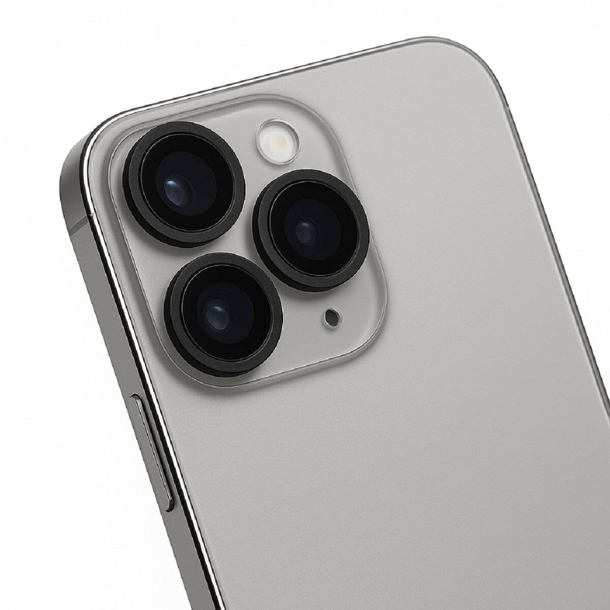 Kamera-Schutzglas für Smartphone-Linsen mit schwarzem Rahmen kompatibel mit iPhone 13