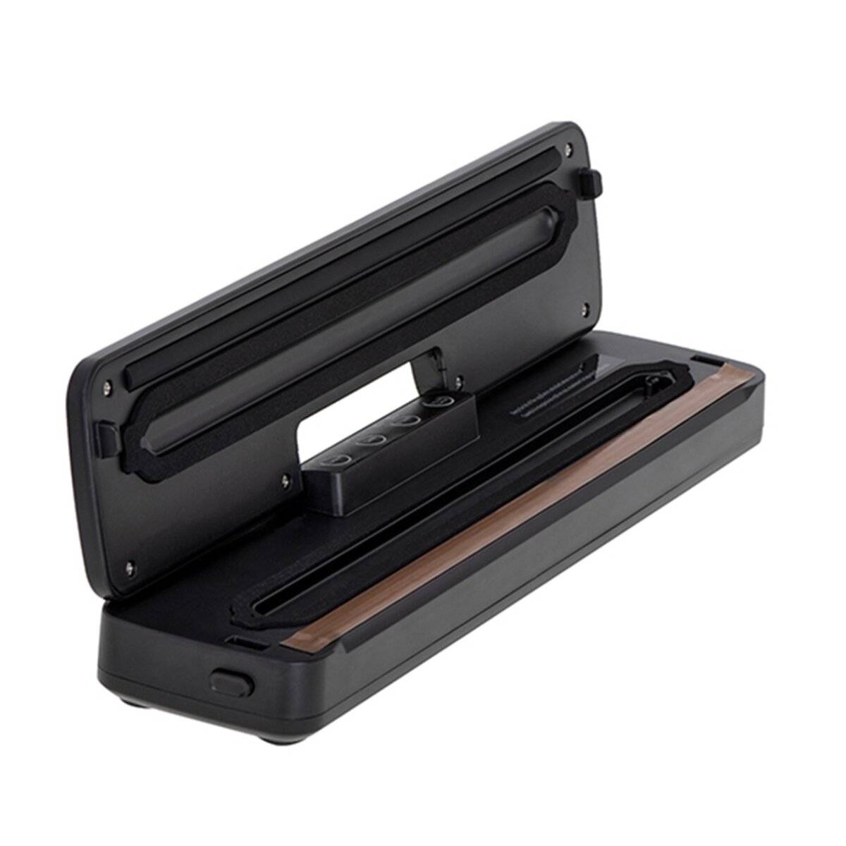 Mesko MS 4492 Vakuumiergerät - 95 W inkl. Rollenfolie & Schlauch, Schwarz