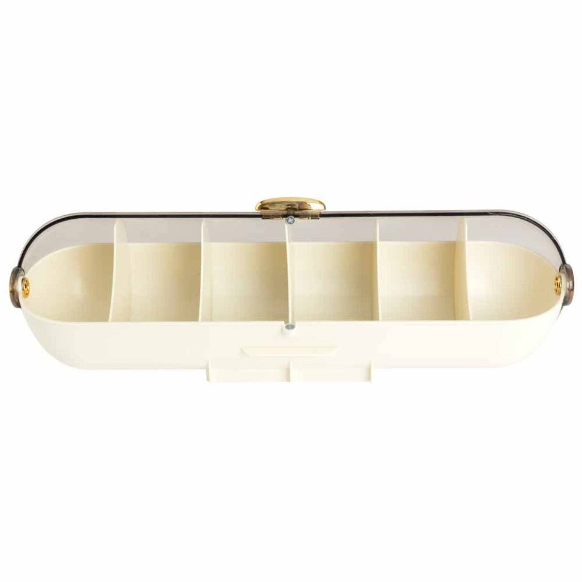 Wand Organizer mit transparentem Schiebedeckel und Fächern