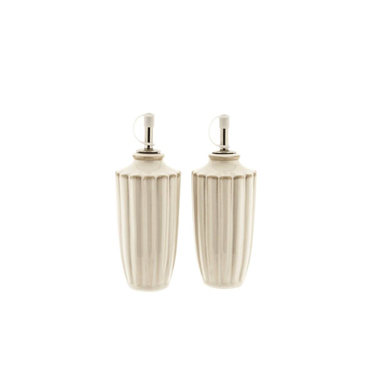 Ein beiges, kapselförmiges Regal mit transparenter Tür, das Kosmetika, Wattestäbchen und Schönheitszubehör enthält, die auf Regalen organisiert sind.