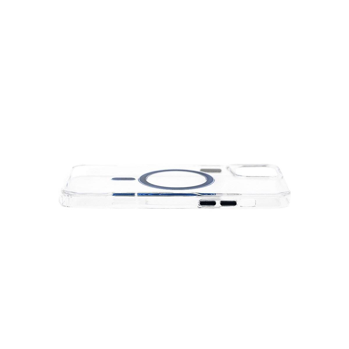 Anti-Shock Schutzhülle mit Magnetfunktion Kompatibel mit iPhone 15 Transparent- Blau
