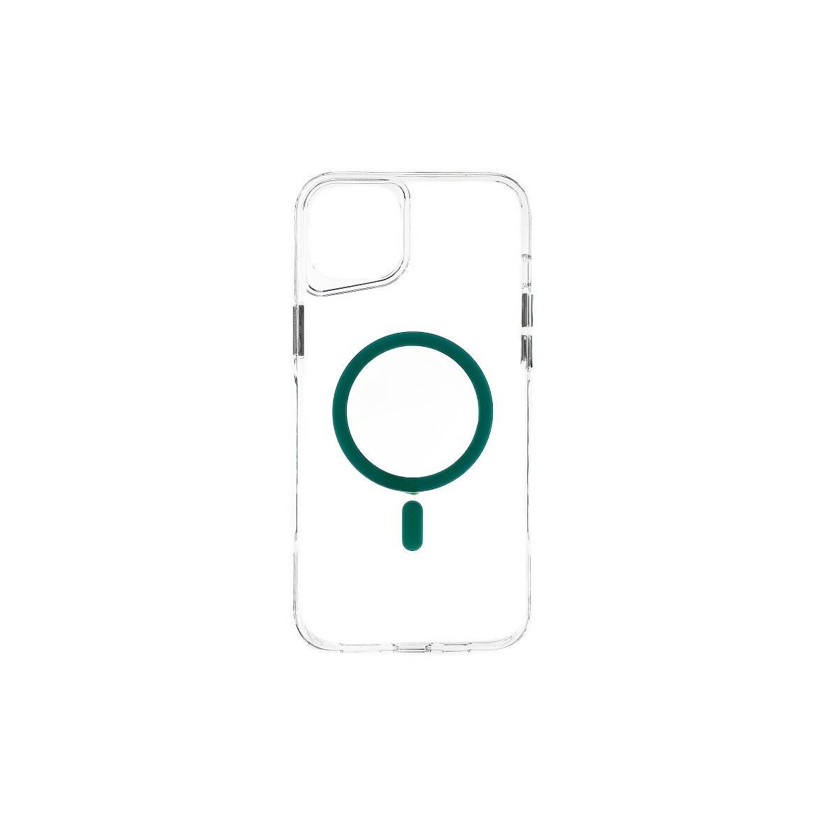Anti-Shock Schutzhülle mit Magnetfunktion Kompatibel mit iPhone 16 Transparent-Grün