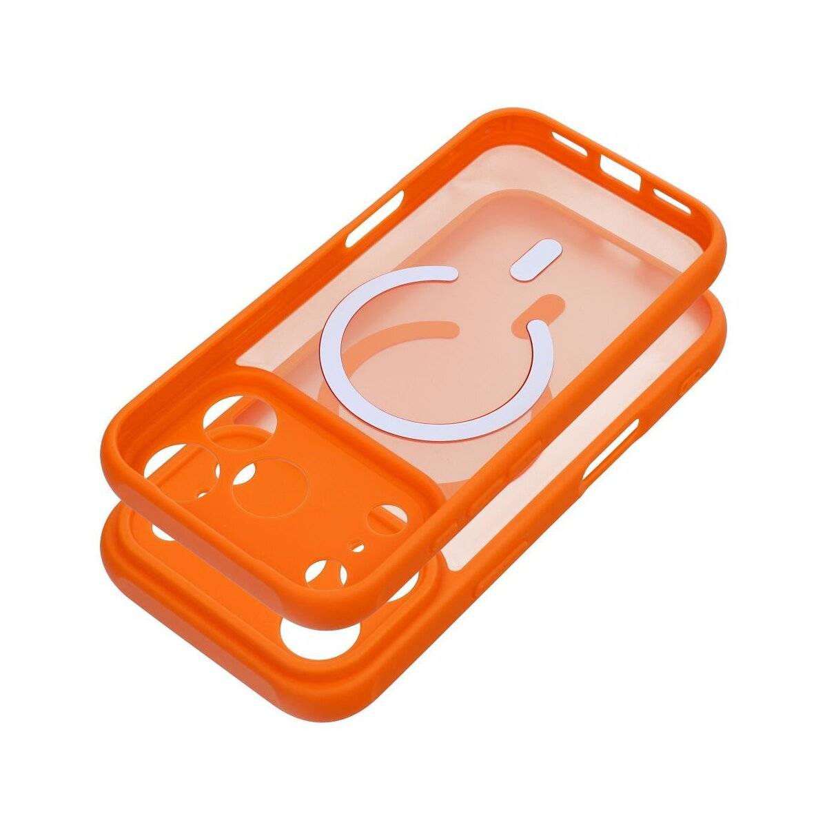 Matte Mag Cover Magnet Hülle Orange Kompatibel mit iPhone 17 Air