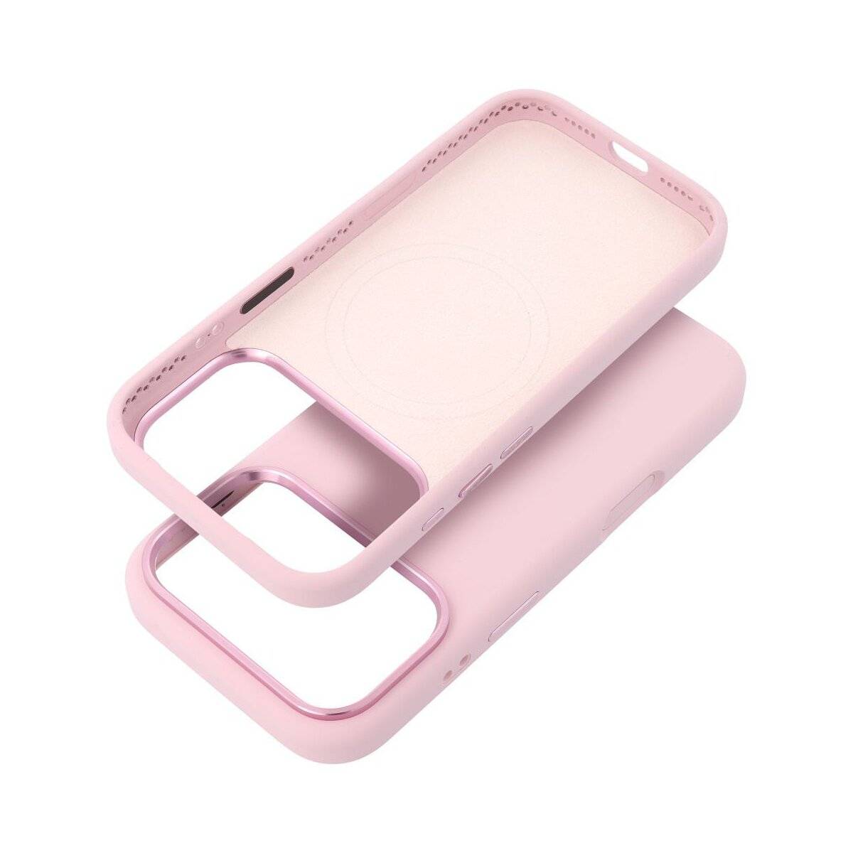 Forcell F Protect Frame Magnet Hülle Pink Kompatibel mit iPhone 17 Air