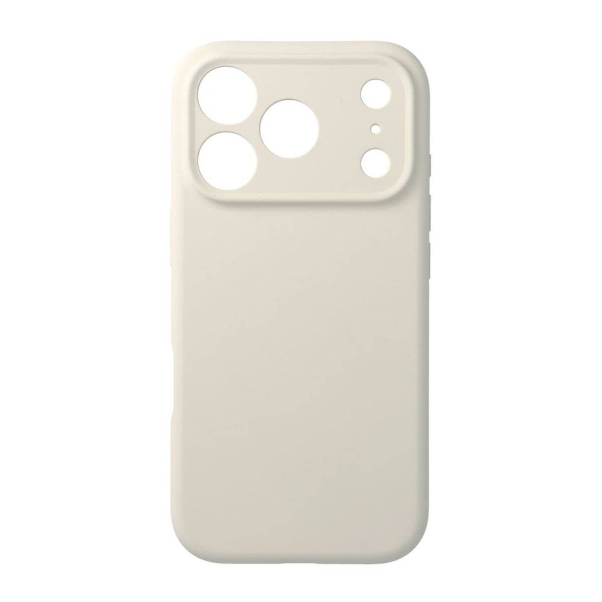 Forcell F Protect Rubber Magnet Hülle Weiß-Beige Kompatibel mit iPhone 17 Pro
