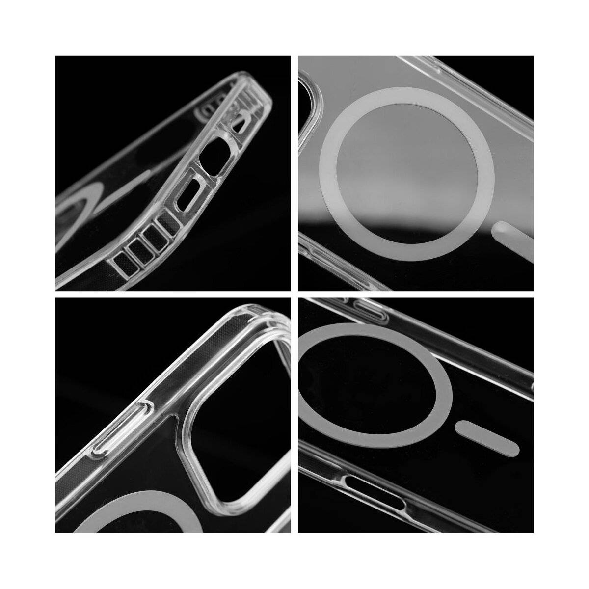 Drop Glue Colorful Ring Teiltransparent grauer Magnetstreifen Kompatibel mit Samsung Galaxy A16 5G / 4G