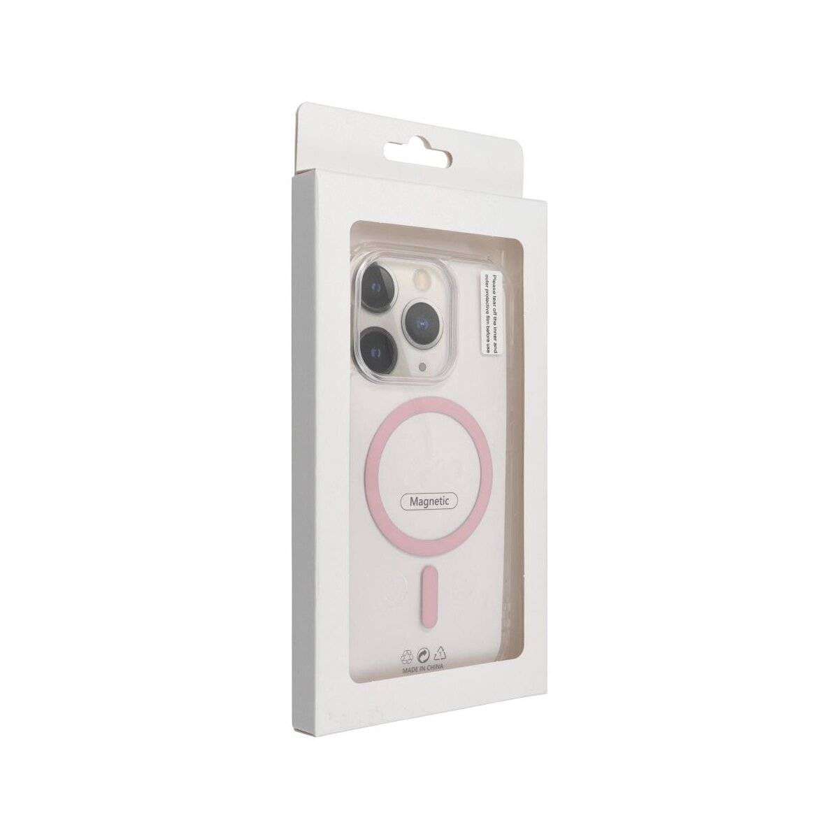 Drop Glue Colorful Ring Teiltransparent rosa Magnetstreifen Kompatibel mit Samsung Galaxy A16 5G / 4G