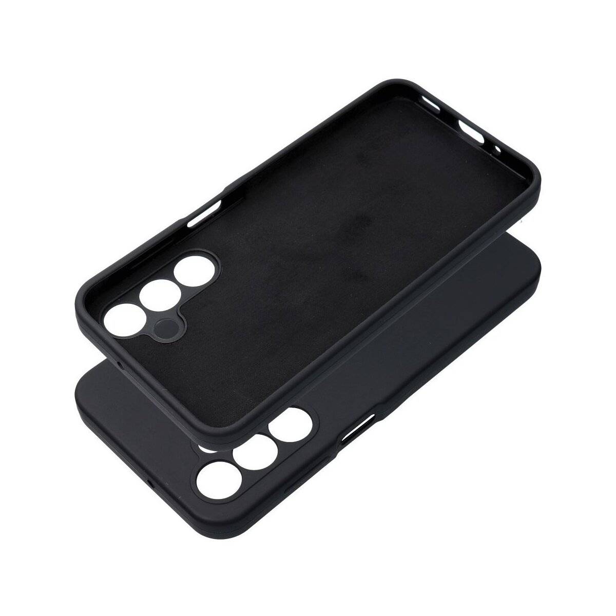 Silicone 2mm Handyhülle Schwarz Kompatibel mit Samsung Galaxy A16 5G / 4G